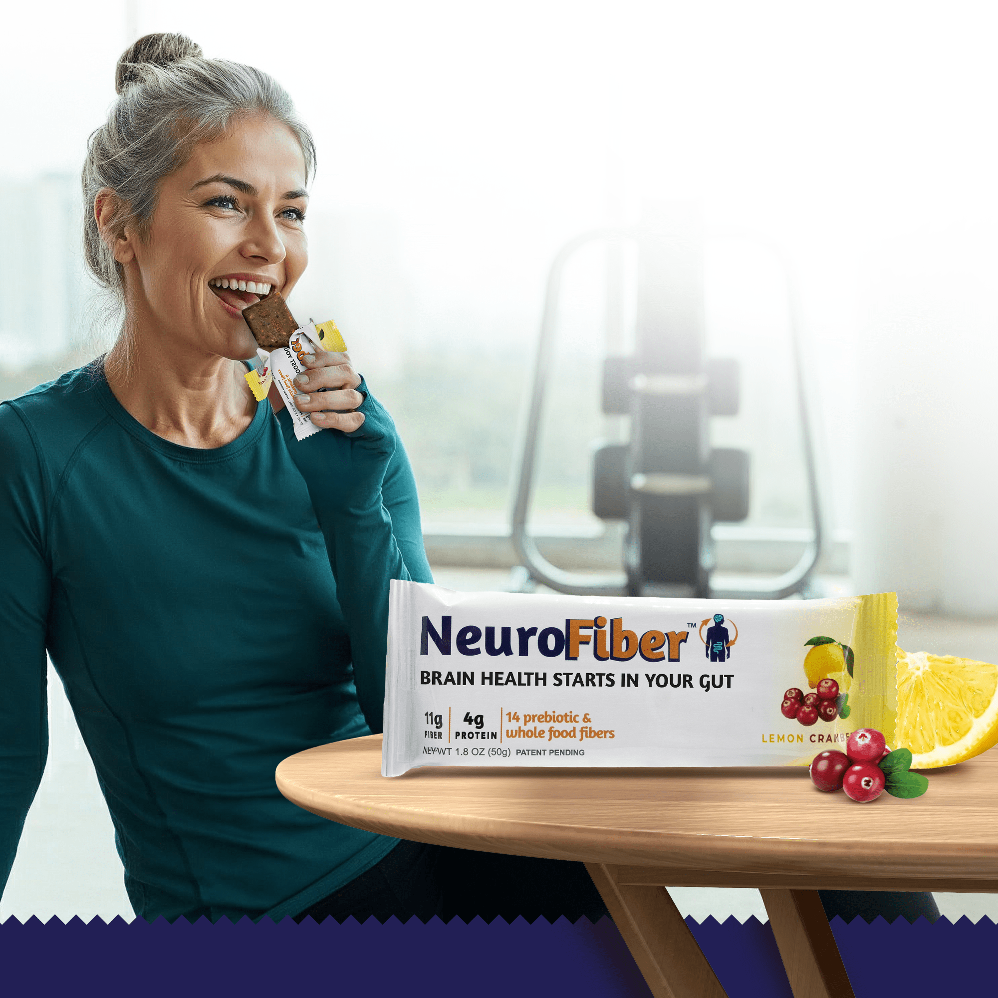 Lemon Cranberry Box: 14 bars - NeuroFiber