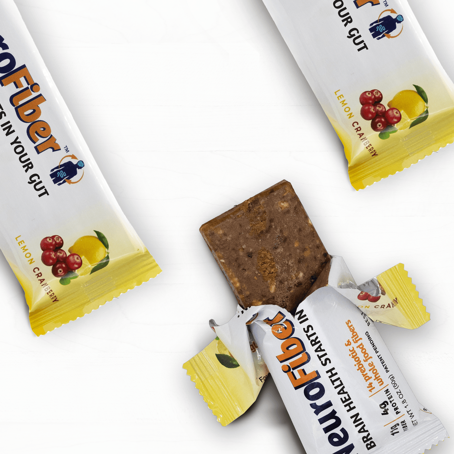 Lemon Cranberry Box: 14 bars - NeuroFiber