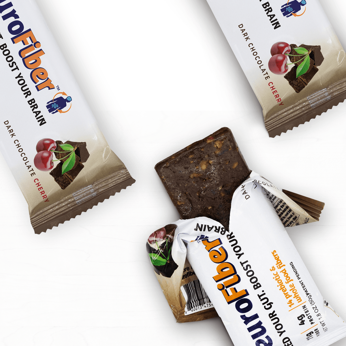 NeuroFiber Mix Box — 14 Whole-Food Fiber Bars